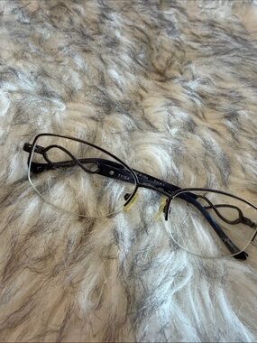 TURA prescription Black Rimless Reading Glasses